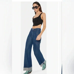 MOTHER Women's Flare & Wide Leg Jeans - Blue